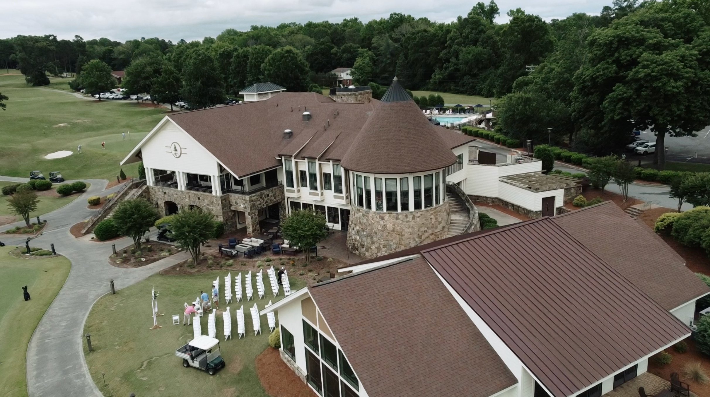 Aerial drone shot — Helms Productions Charlotte NC